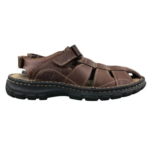 Skechers | Shoes | Skechers Mens Size 1 Brown Leather Hook  display picture 1